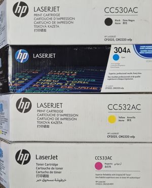 3 original HP Laser Toner: CC530A, CC531A und CC533A Bild 2