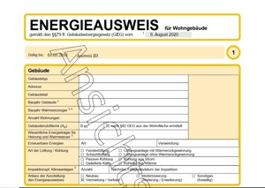 Energieausweis für Wohngebäude