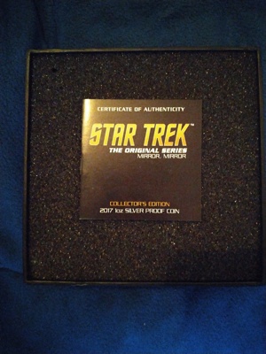 Silber Münze Star Trek Enterprise  Bild 3