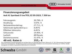 Audi A1 S line 35 TFSI S tr. VIRTUAL*8-fach Bild 2