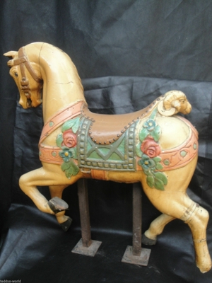 antikes karussellpferd originales kirmes kinder pferd seltenes carousell horse Bild 5