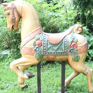 antikes karussellpferd originales kirmes kinder pferd seltenes carousell horse Bild 7
