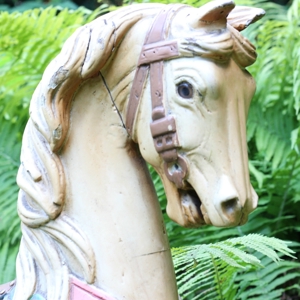 antikes karussellpferd originales kirmes kinder pferd seltenes carousell horse Bild 2
