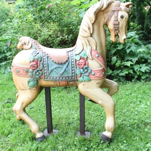 antikes karussellpferd originales kirmes kinder pferd seltenes carousell horse Bild 6