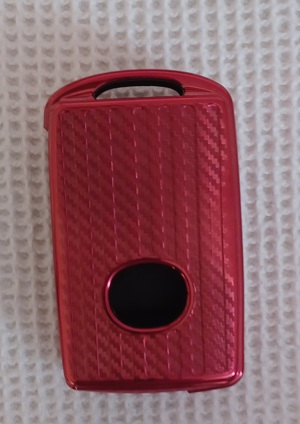 Autoschlüssel Hülle Cover für Mazda 3 Alexa CX-3  CX-5 CX-8 2020 Schlüsselhülle rot Bild 1