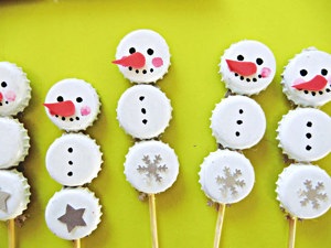 Kronkorken zum Basteln zu verschenken Bild 6