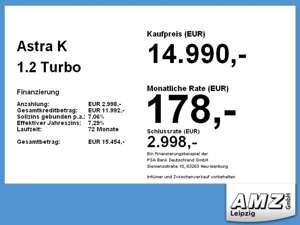 Opel Astra K 1.2 Turbo Edition *HU AU NEU* Bild 4