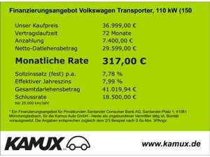 Volkswagen Transporter T6.1 Kombi lang 2.0 TDI+DSG+Navi+DAB+PDC Bild 5