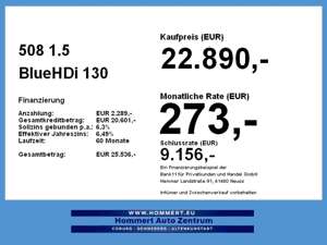 Peugeot 508 1.5 BlueHDi 130 GT *Glasdach*Sitzh*Park*360° Bild 4