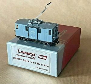 LEMACO H0m-007 Gepäcktriebwagen der Berninabahn Fe 22 51