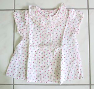 Kinder Shirt Mädchen Bluse Gr. 62 Kinderbluse Marke Benetton  Bild 1
