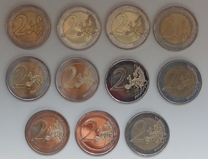 2 Euro Münzen 2004-2023 II Wahl ab 2.20  Bild 1