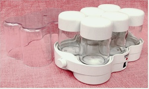 Krups Joghurette Typ 237 - Joghurtbereiter Joghurtmaschine weiß + 6 Gläser - wie neu Bild 2