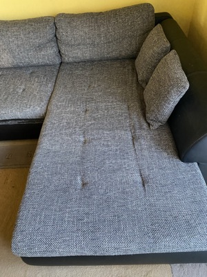 Sofa in L-Form zu verschenken Bild 4