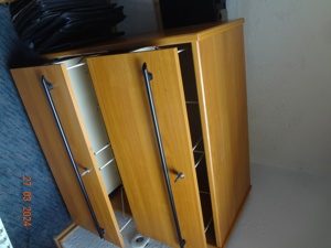 Aktenschrank Hängeregisterschrank braun A4 abschließbar 82,5 x 78 x 42 cm BxHxT | gebr.gut erh.