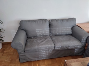 Ektorp 2er Sofa grau Bild 1