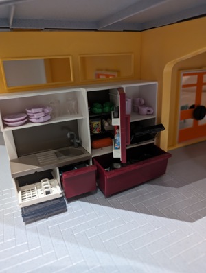Playmobil Haus City Life mit extra Etage und Einrichtung  Bild 4