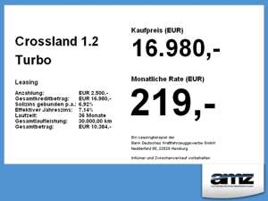 Opel Crossland 1.2 Turbo  2020 SpurH LM LED PDC KAM Bild 4