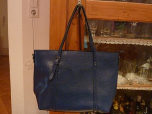 Handtasche Blau, NEU Kunstleder  Bild 1