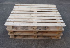 CP1 Palette, Holzpalette, 1200 x 1000 mm, 120 x 100 cm, große Paletten, Holzpaletten Bild 8