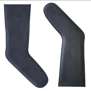 Latex Socken schwarz kurz Bild 1