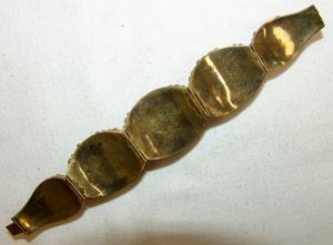  Altes Armband China Filigran - Silber vergoldet Jade - Steine im originalen Etui Bild 9