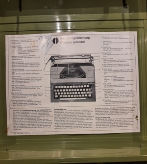 Olympia Koffer Schreibmaschine  Bild 5