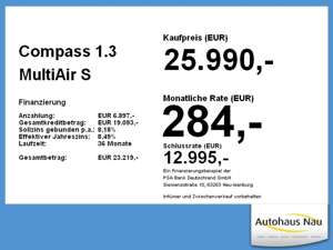Jeep Compass 1.3 MultiAir S Incl.Big Deal paket Bild 5