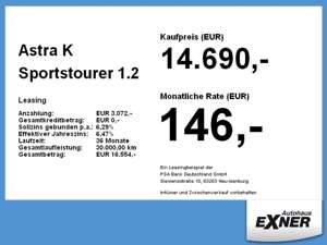 Opel Astra K Sportstourer 1.2 Turbo EDITION LED, PTS Bild 4