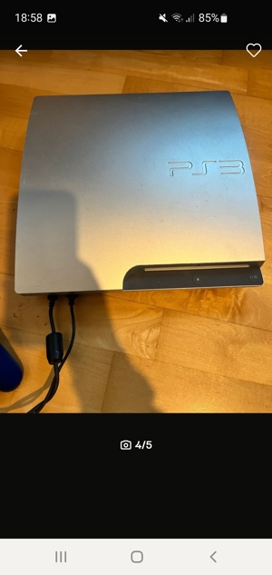 PS3 mt Controller und Kabeln  Bild 1