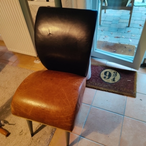 Leder Stühle (Unikate) zu verschenken Bild 3