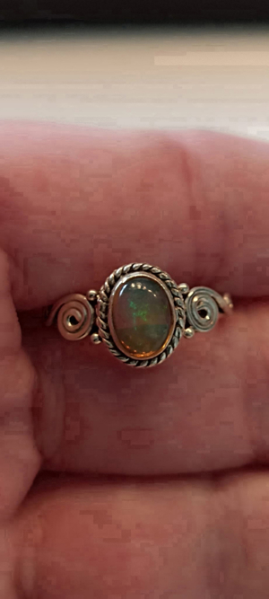 925 Silber-Opal-Ring Bild 1
