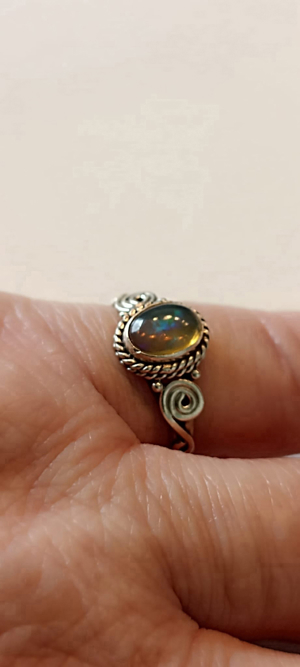 925 Silber-Opal-Ring Bild 3