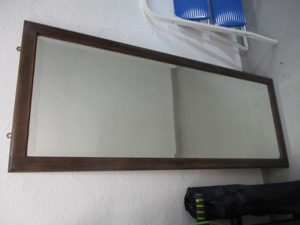 alter Kristall- Spiegel + neuem Rahmen Spiegelfläche 45cm x 131cm Bild 2