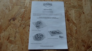 Pizzastein mit Untersatz für Grill und Backofen Küchenprofi Bild 8