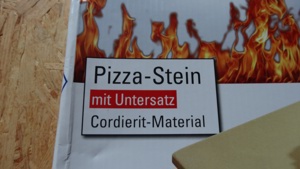 Pizzastein mit Untersatz für Grill und Backofen Küchenprofi Bild 3
