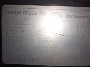 Diagnosegerät Hella Gutmann Mega Macs 56  Bild 7