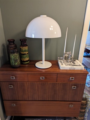 Heikki Turunen Design von Orno Mushroomlamp Pilzlampe 70er Vintage Mid Century 