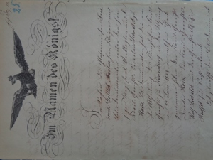 Dachbodenfund, seltene Behördenbriefe von 1900 Bild 2