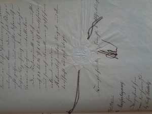 Dachbodenfund, seltene Behördenbriefe von 1900 Bild 3