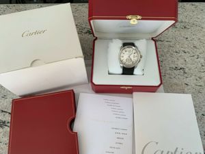 Cartier Calibre Armbanduhr für Herren, Großes Modell Bild 4