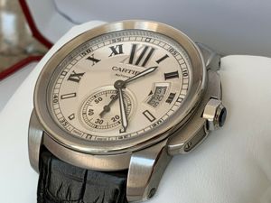 Cartier Calibre Armbanduhr für Herren, Großes Modell Bild 3