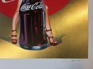 MEL RAMOS Lola Cola #5 Gold handsigniert nummeriert 2018 Bild 3