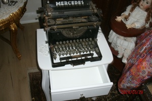 Mercedes Schreibmaschine Antik Bild 4