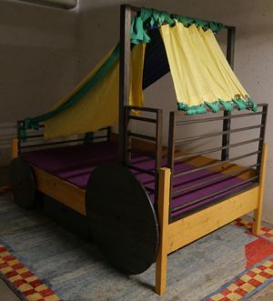 Janosch Abenteuer Bett Kinderbett 210 135 cm, UNIKAT Bild 2