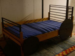 Janosch Abenteuer Bett Kinderbett 210 135 cm, UNIKAT Bild 5