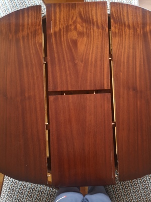 Esstisch mit 6 Stühlen Massivholz Stilmöbel ausziehbar Bild 3