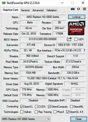 Powercolor Radeon HD6850 OC 1024MB DDR5 HDMI DP DVI. Tiptop Zustand. Bild 3