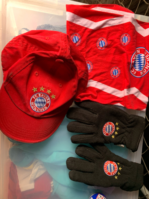 FC bayern münchen cappy handschuhe halsschal