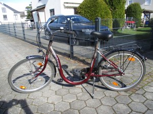 Damenfahrrad GÖRICKE, Designline, 26 Zoll, weinrot